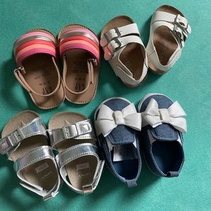 0-3 & 3-6 month Girl shoes